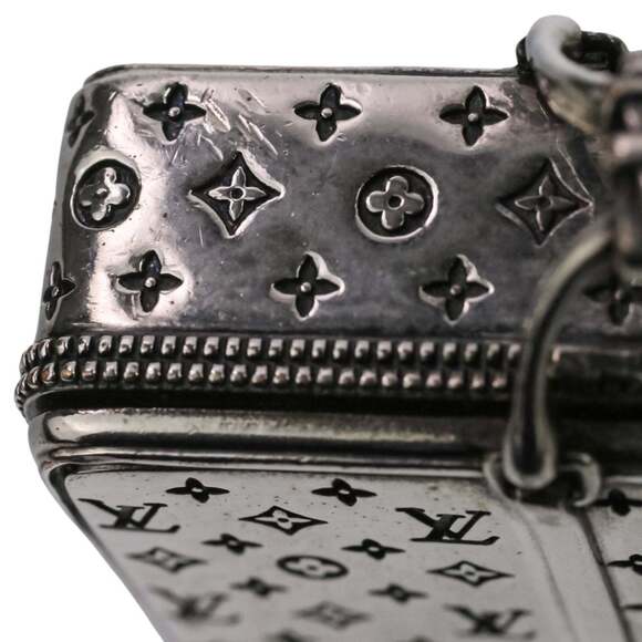 LOUIS VUITTON The Sirius Travel Monogram Bag Charm Key Ring M62717 Silver Col... - Picture 16 of 16